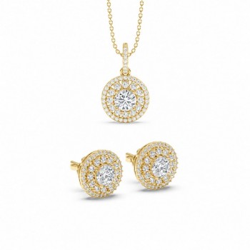 Set de Bijuterii cu Diamante de 3.36 ct