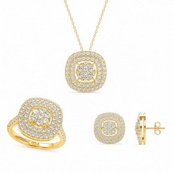 Set de Bijuterii cu Diamante de 3.39 ct
