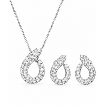 Set de Bijuterii cu Diamante Marquise cut de 6.38 ct si diamante rotunde de 1.63 ct