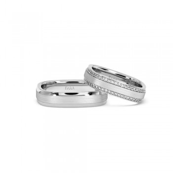 Verighete cu Diamante de 0.32ct