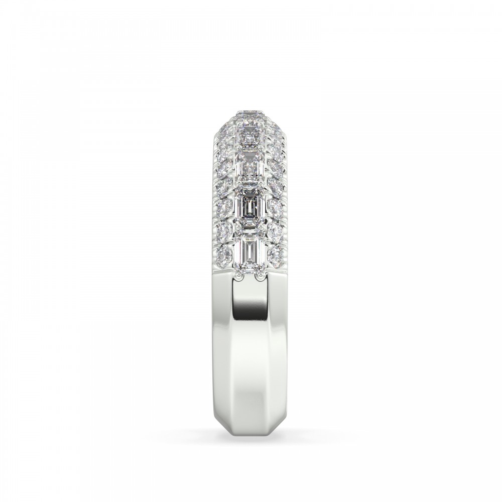 Verigheta cu diamante Emerald de 0.77 ct si diamante laterale de 0.48 ct