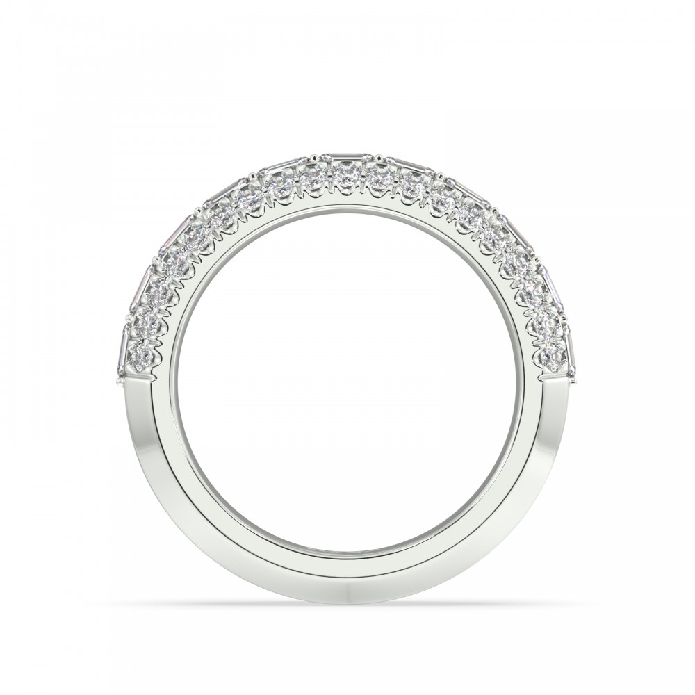 Verigheta cu diamante Emerald de 0.77 ct si diamante laterale de 0.48 ct