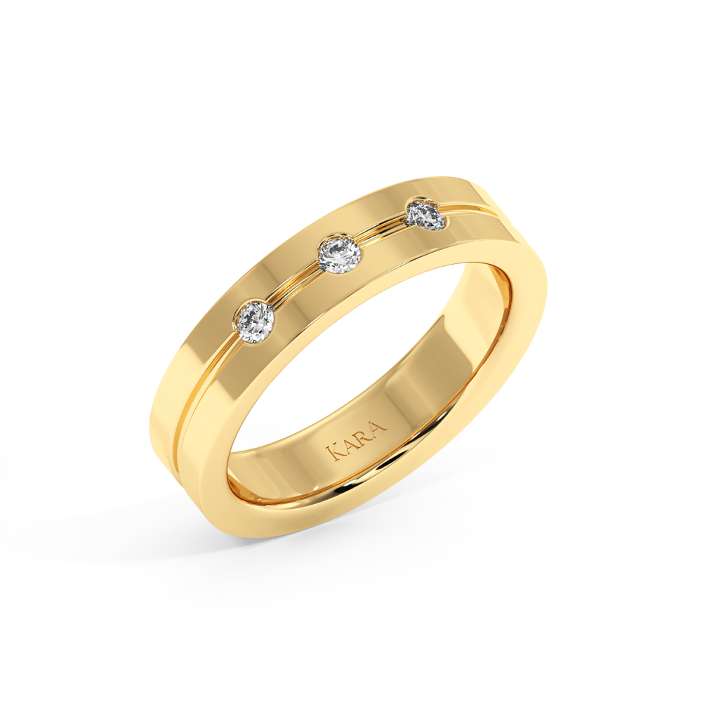 Verighete cu Diamante de 0.12ct