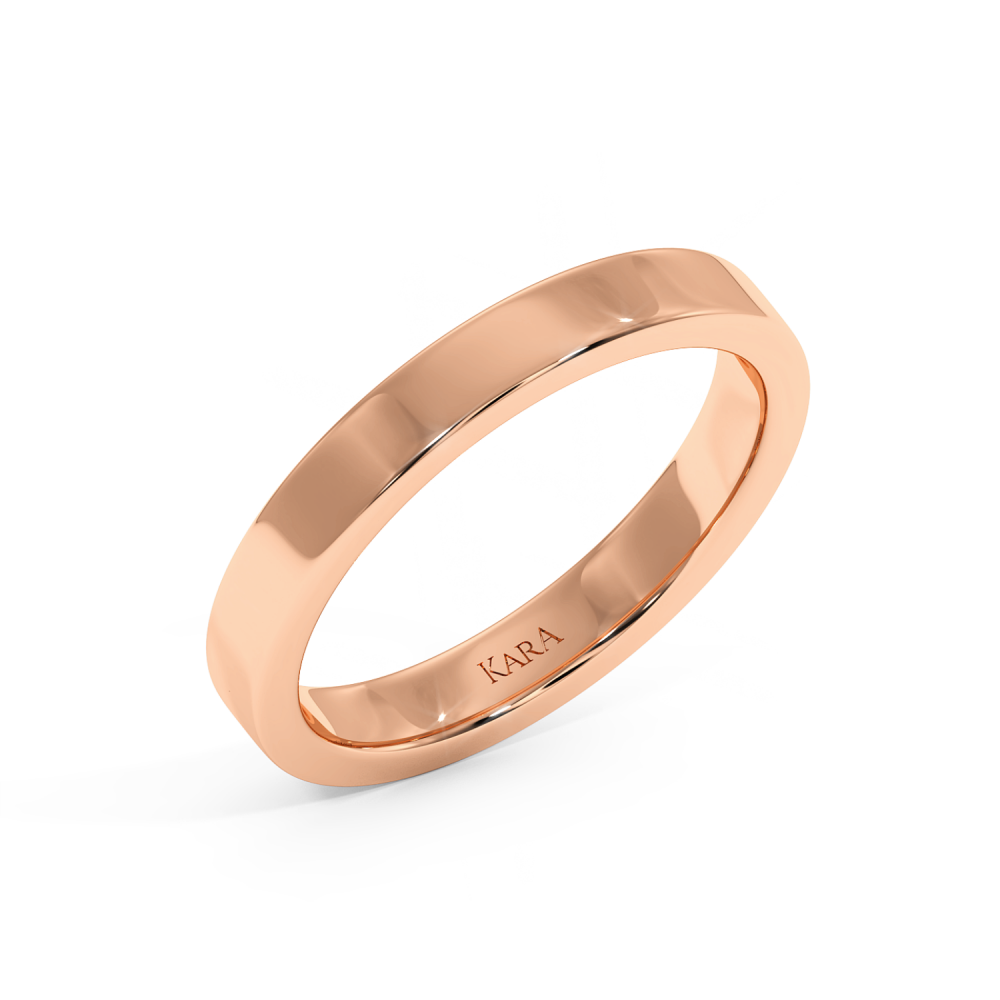 Verighete cu un Diamant Princess Cut de 0.08ct si Diamante Rotunde de 0.18ct